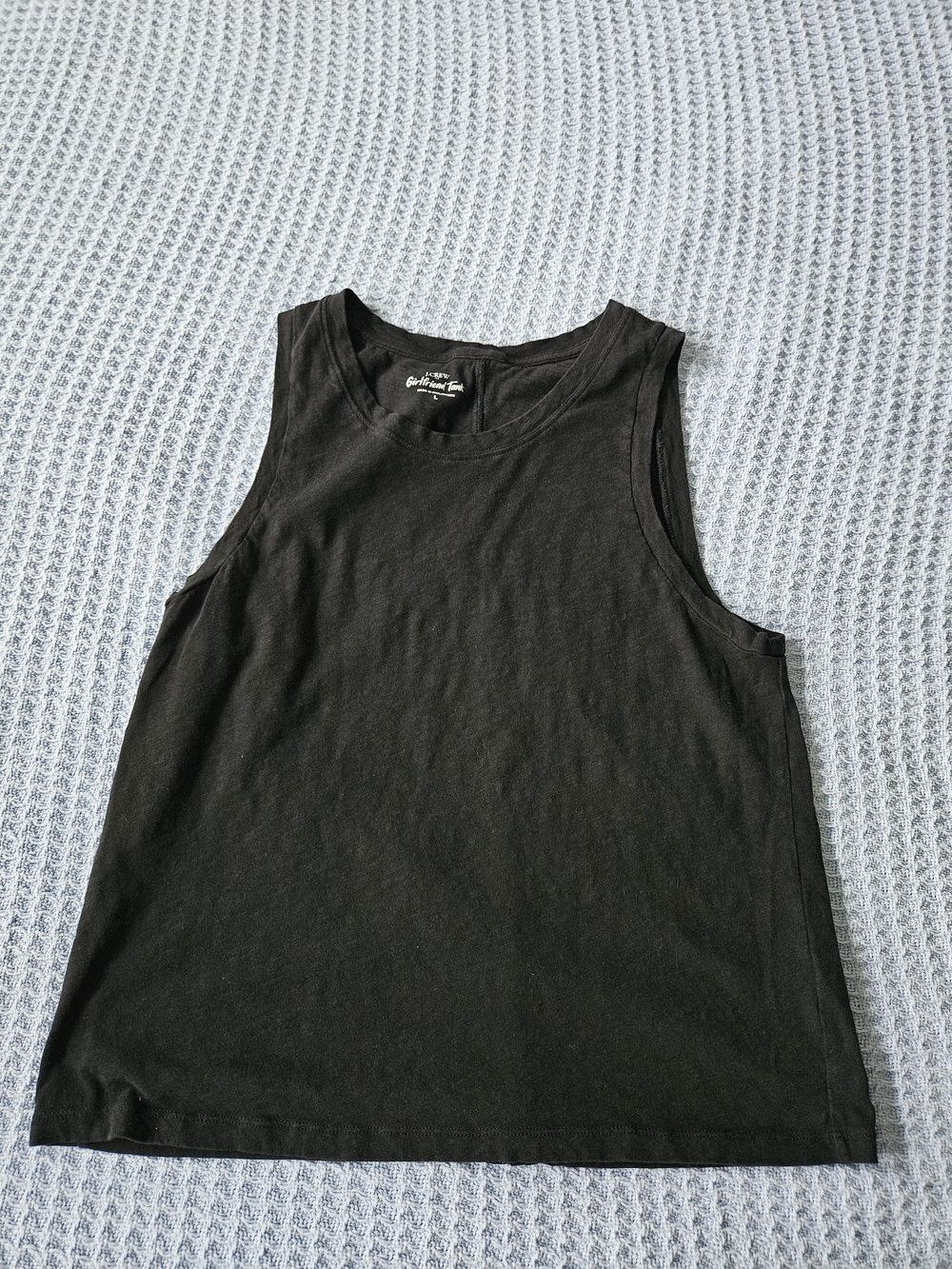 J. Crew Black Girlfriend Tank Top